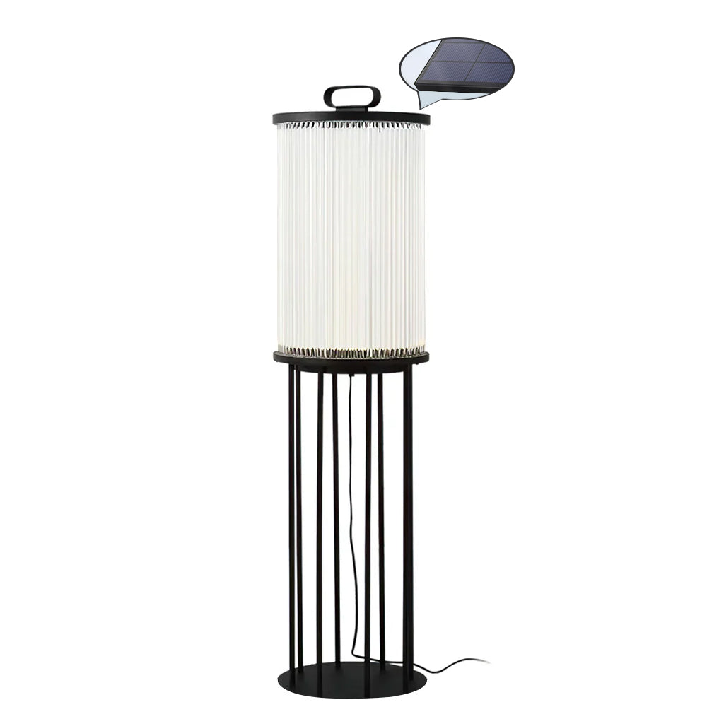WINDSOR SOLAR-POWERED GLASS GARDEN LANTERN