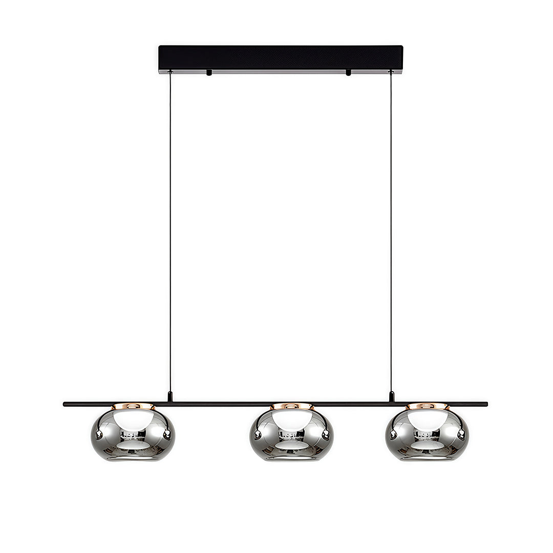 WINDSOR GRAY ORB METAL CEILING LANTERN