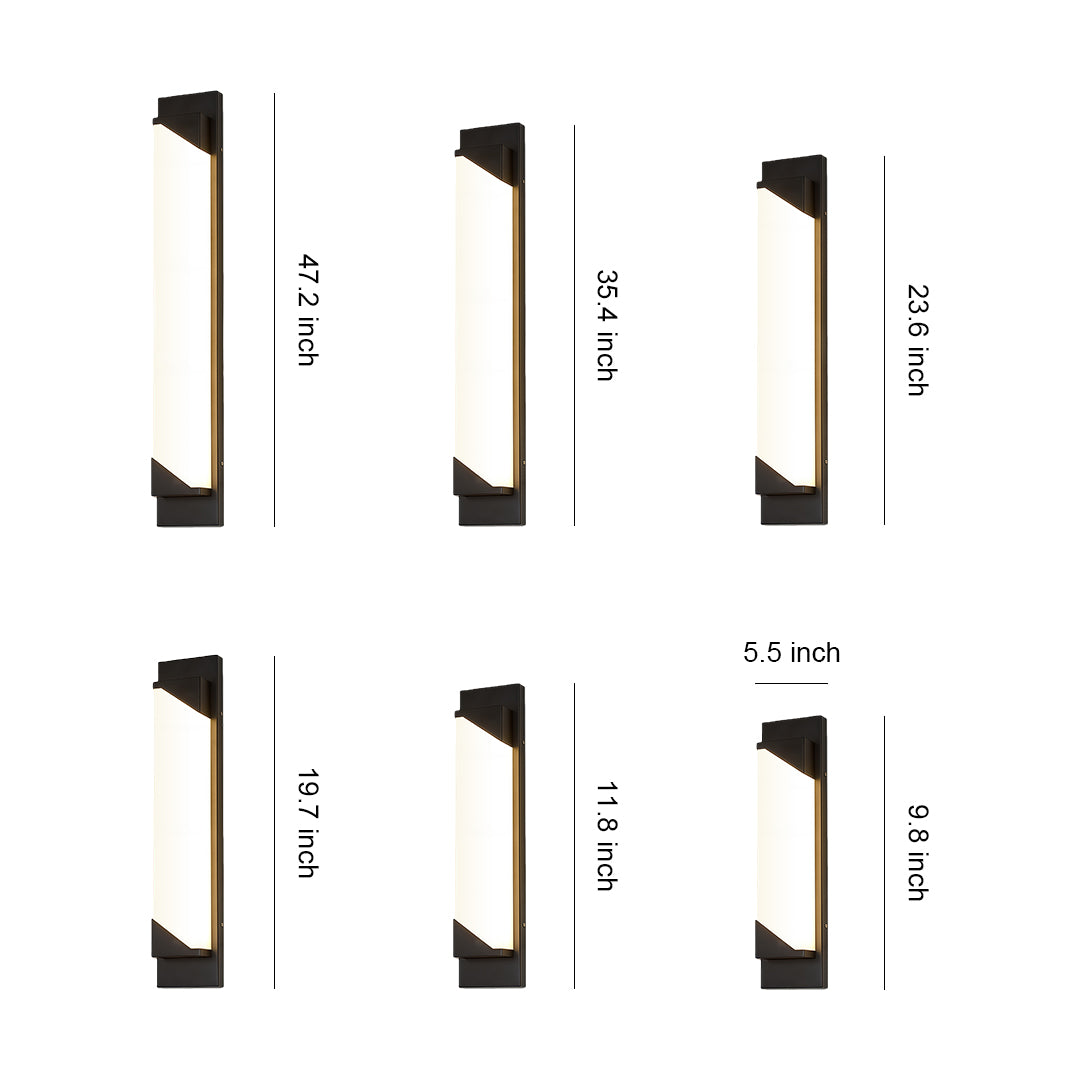 WINTERBOURNE MODERN LINEAR OUTDOOR LIGHTING FIXTURE