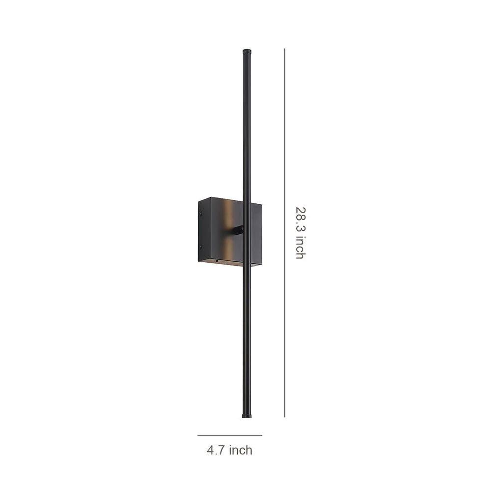 WINTHROP BLACK IRON WIRELESS LED WALL SCONCE
