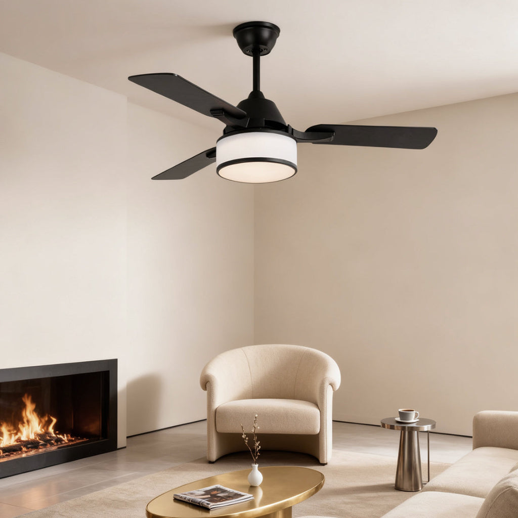 WINTHROP VINTAGE FABRIC SHADE CEILING LUMINAIRE