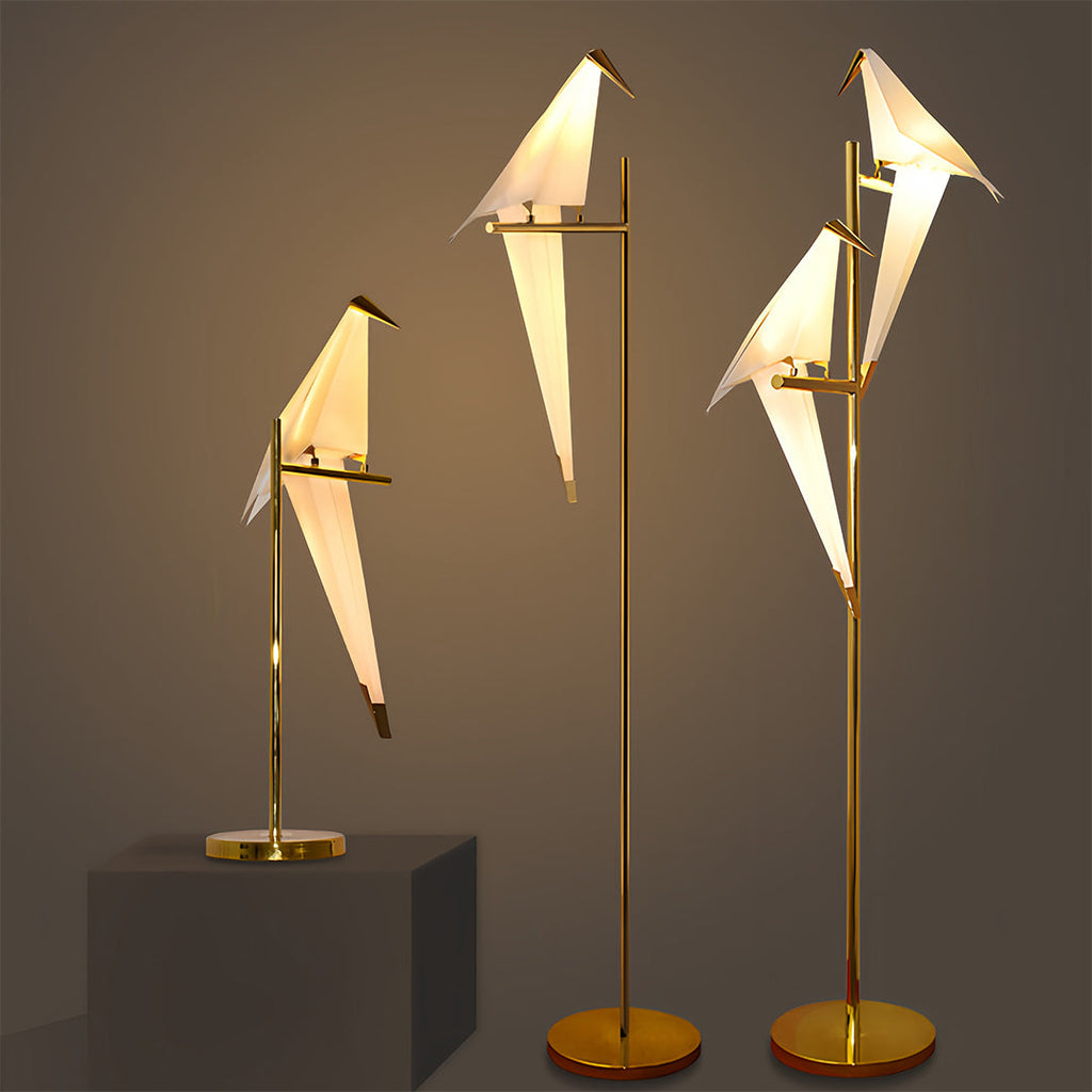 WINDSOR GILDED CRANE WALL LANTERN