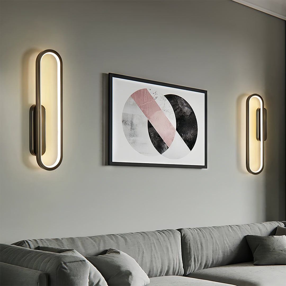 WHITBY OVAL LED AMBIENT WALL LANTERN