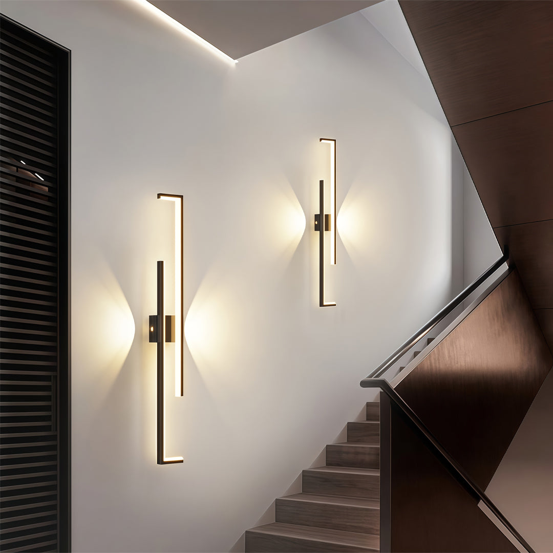 WINTHROP SLIM IRON LED WALL LANTERN