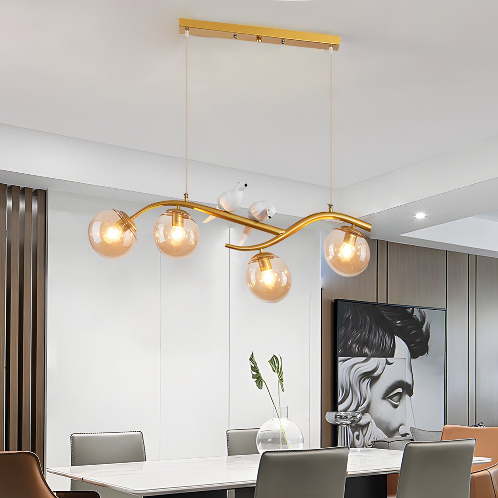 WINTERBOURNE BRANCHING AVIAN 3-TIER DIMMABLE CHANDELIER
