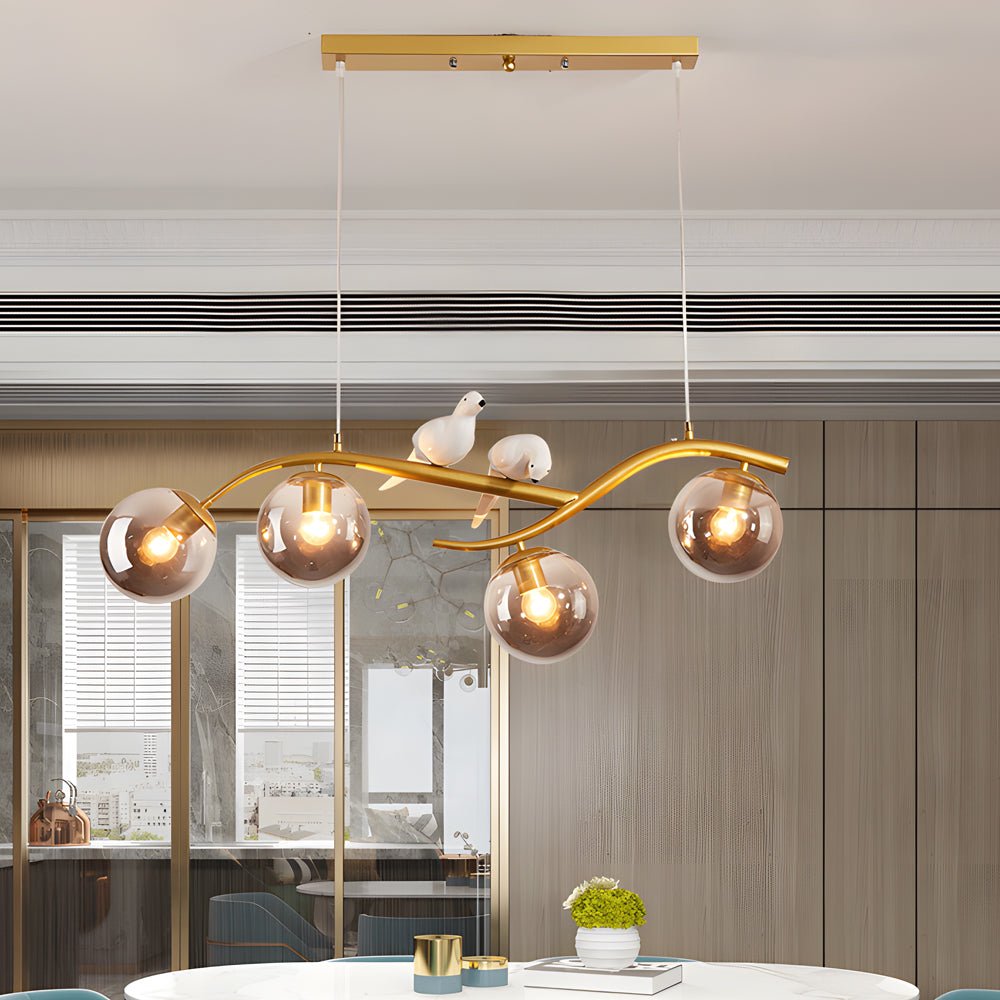 WINTERBOURNE BRANCHING AVIAN 3-TIER DIMMABLE CHANDELIER