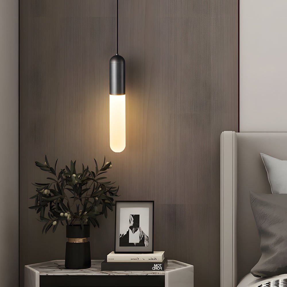 WINTHORPE COPPER ACRYLIC TRIO DIMMER PENDANT LANTERN