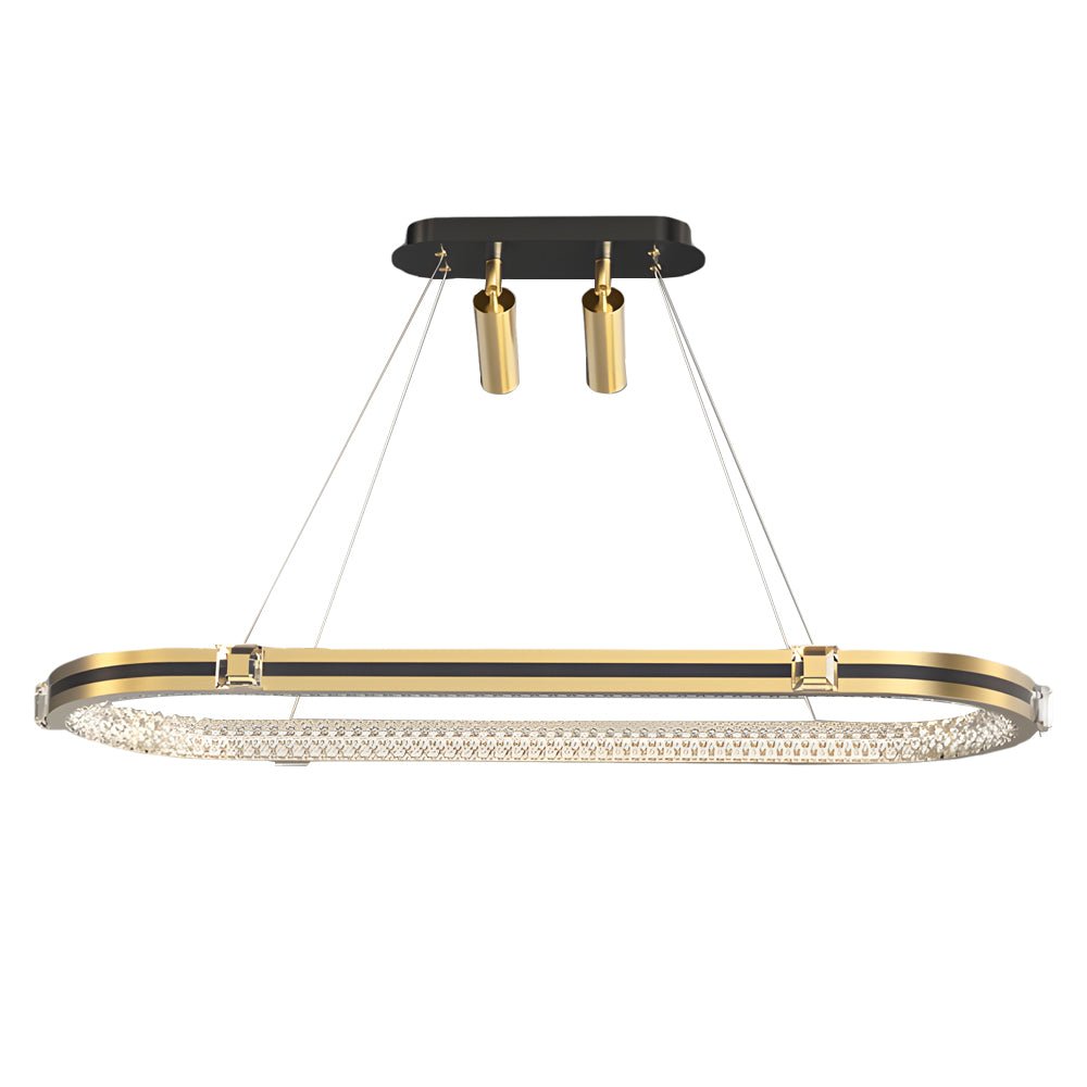 WINDSOR HOLLOW LED OVAL CHANDELIER WITH TRIPLE DIMMING