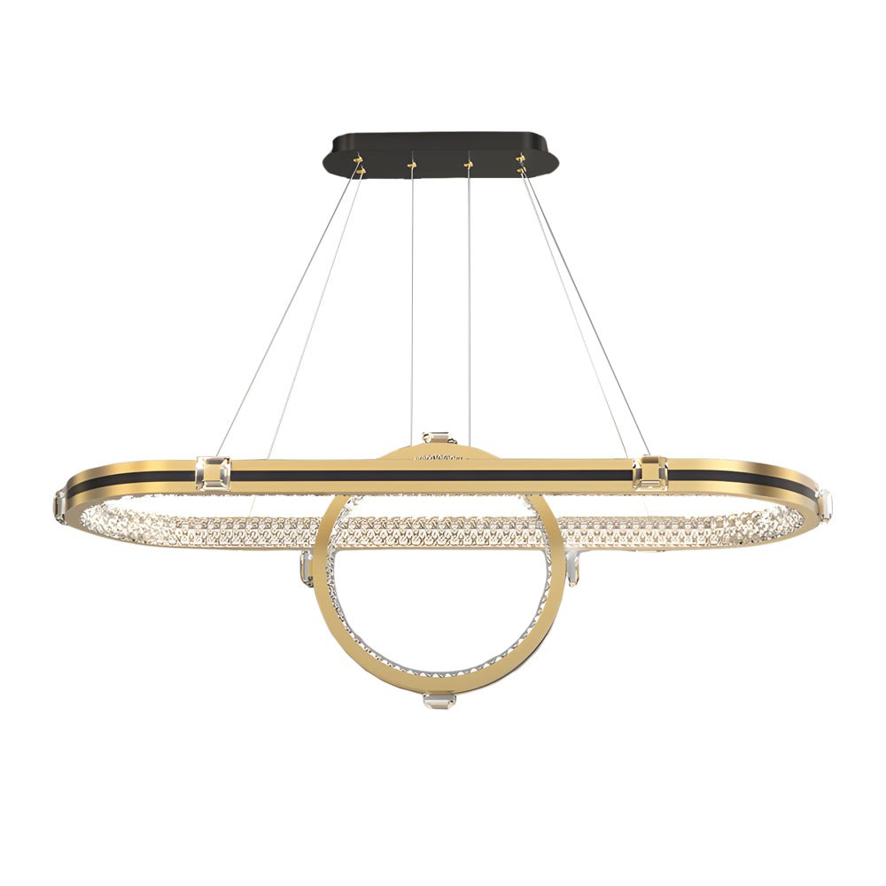 WINDSOR HOLLOW LED OVAL CHANDELIER WITH TRIPLE DIMMING