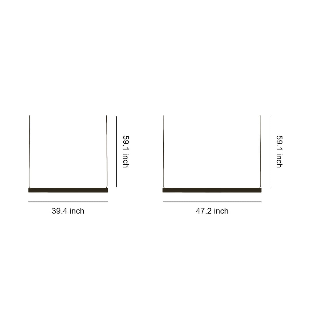 WINDSOR LUMINAIRE LONG LINEAR PENDANT LIGHT