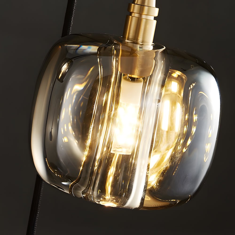 WHITECROFT SPIRAL CRYSTAL DRAPED CHANDELIER FOR STAIRWELLS