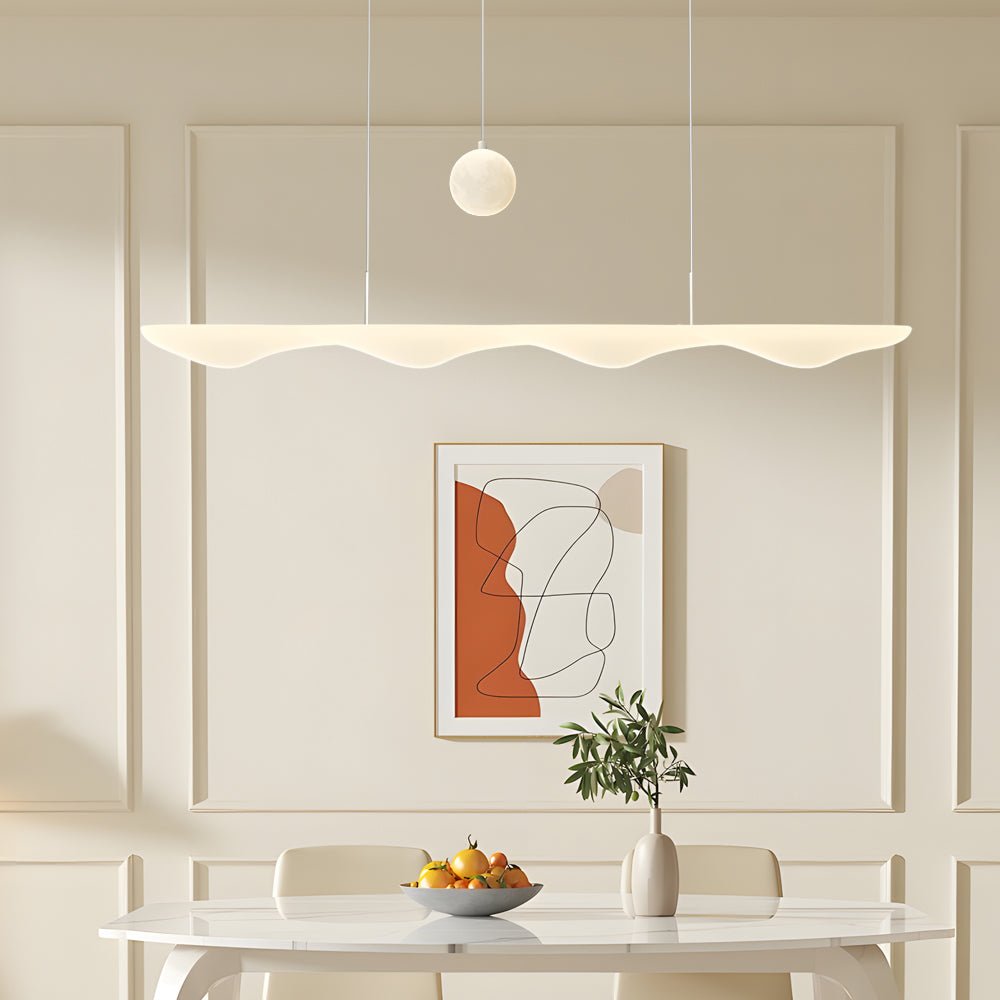 WHITBY TRIPLE LAYERED WAVE CHANDELIER WITH DIMMING FUNCTION