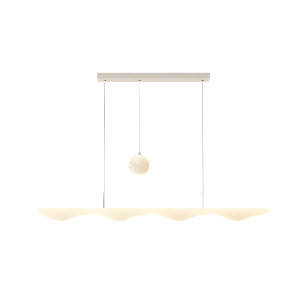 WHITBY TRIPLE LAYERED WAVE CHANDELIER WITH DIMMING FUNCTION