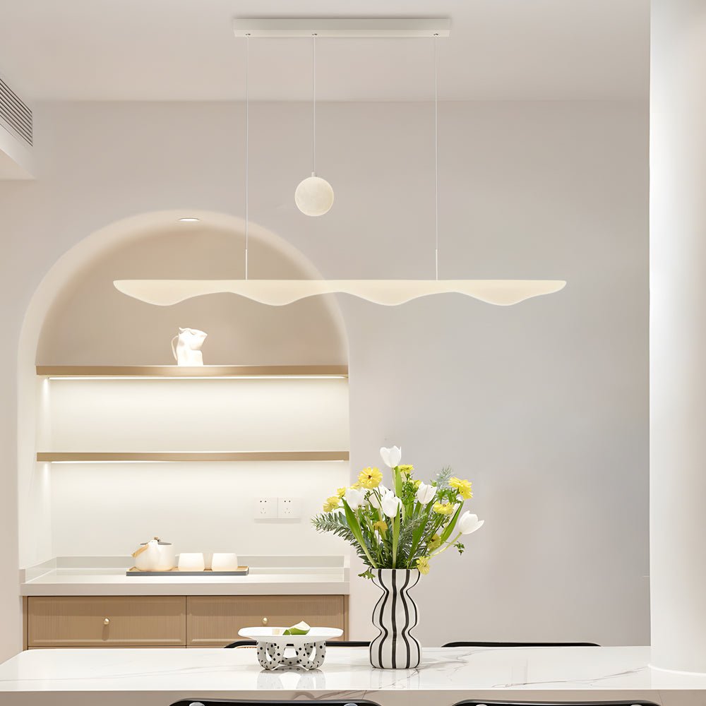 WHITBY TRIPLE LAYERED WAVE CHANDELIER WITH DIMMING FUNCTION