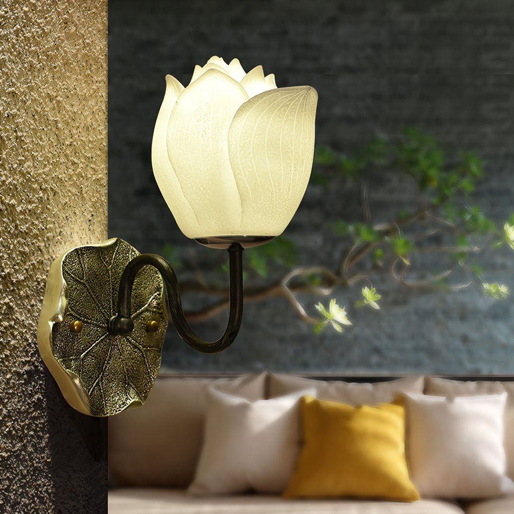 FLORENCE PETAL DIMMERED WALL LANTERN