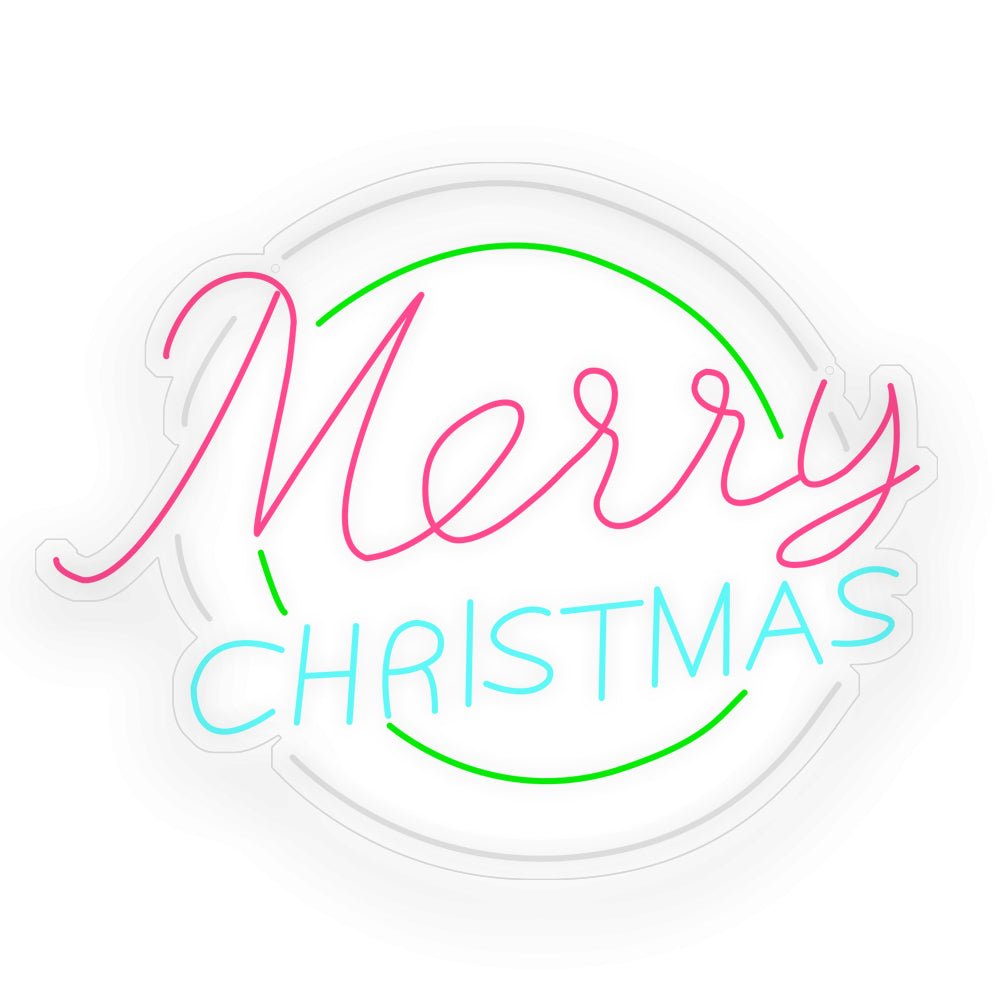 WINTERBERRY ACRYLIC GLOWING LETTER NEON DISPLAY