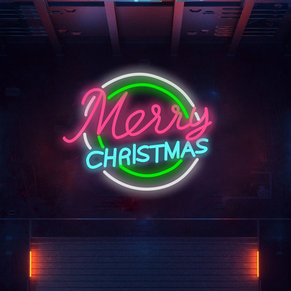 WINTERBERRY ACRYLIC GLOWING LETTER NEON DISPLAY