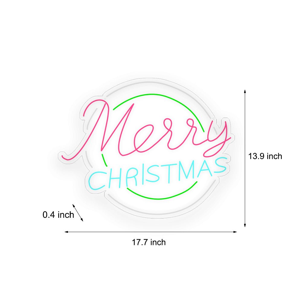 WINTERBERRY ACRYLIC GLOWING LETTER NEON DISPLAY
