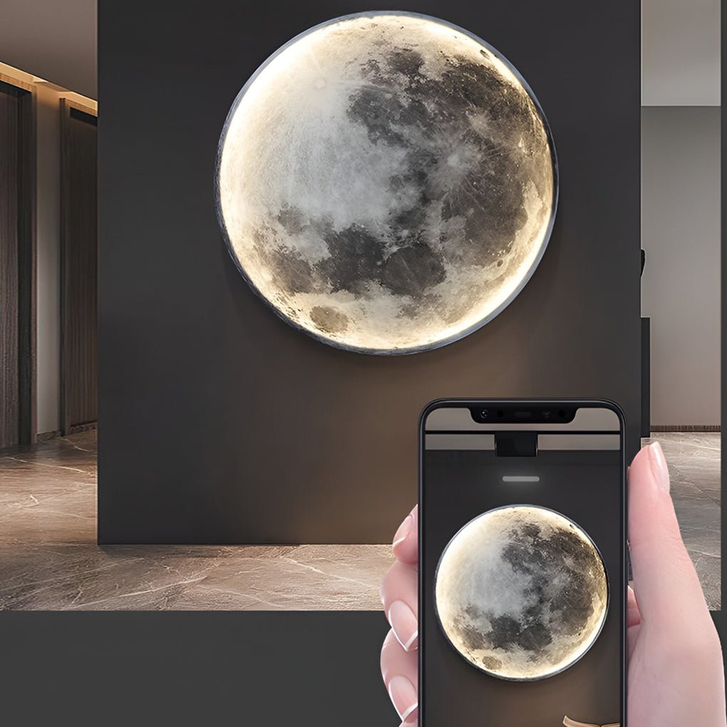 WINTERGATE MOONLIT CIRCLE LED WALL ILLUMINATOR