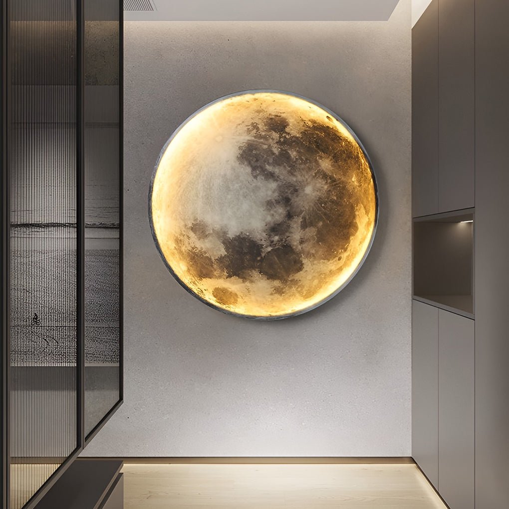 WINTERGATE MOONLIT CIRCLE LED WALL ILLUMINATOR