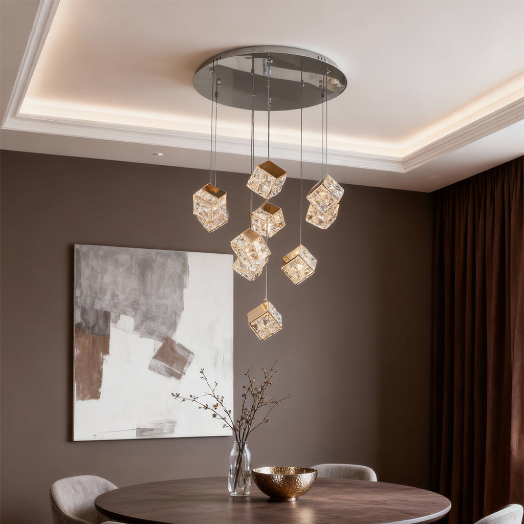 WINTHORPE CRYSTAL PUZZLE CEILING LANTERN