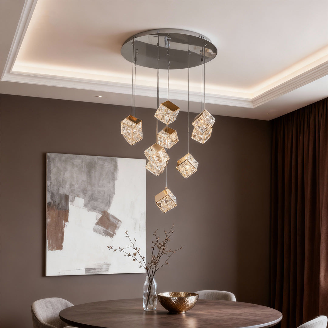 WINTHORPE CRYSTAL PUZZLE CEILING LANTERN