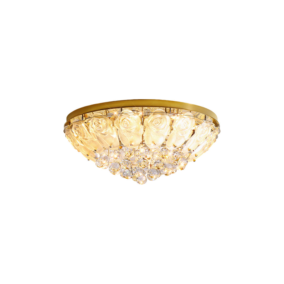 ALDERLEY CRYSTAL FLUSH MOUNT LIGHTING FIXTURE