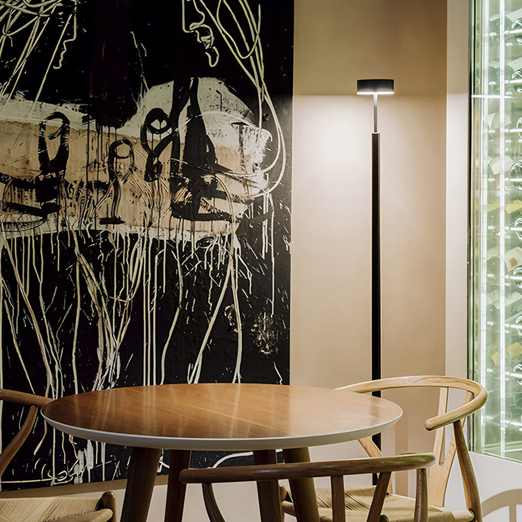 WINTHROP MODERN DIMMER POLE LAMP FOR READING