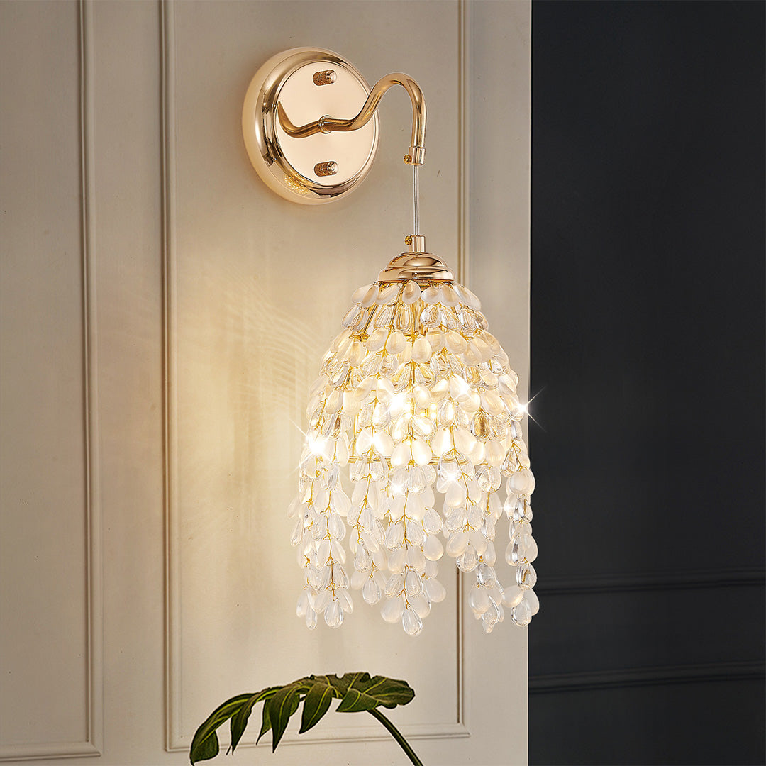 CHARLESTON CRYSTAL GLOW WALL SCONCE