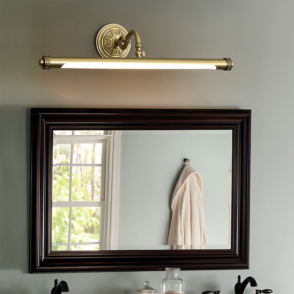 WINDSOR GLEAM COPPER MIRROR WALL SCONCE