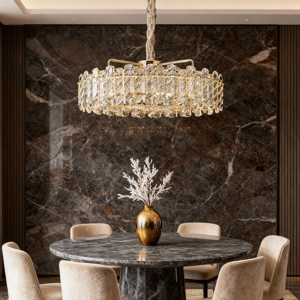 WINTERBOURNE CRYSTAL-ENCRUSTED CEILING LANTERN