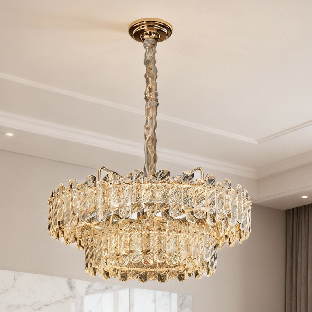 WINTERBOURNE CRYSTAL-ENCRUSTED CEILING LANTERN