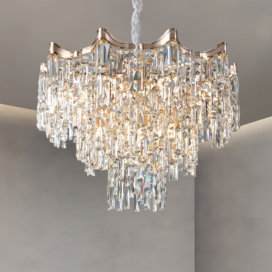 WINDSOR CRYSTAL TIERED CEILING LANTERN