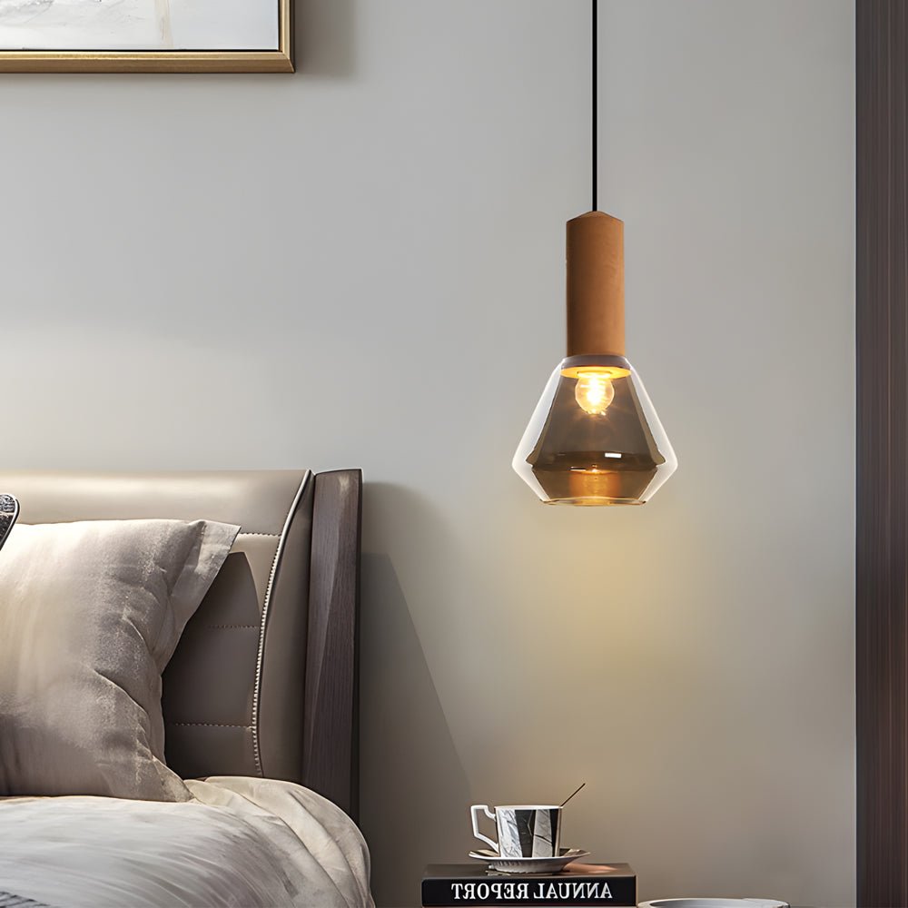 CHALFONT COPPER-CLAD DIAMOND PENDANT LIGHT