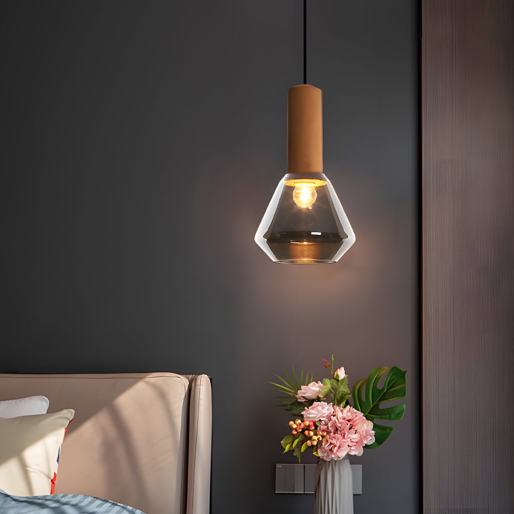 CHALFONT COPPER-CLAD DIAMOND PENDANT LIGHT
