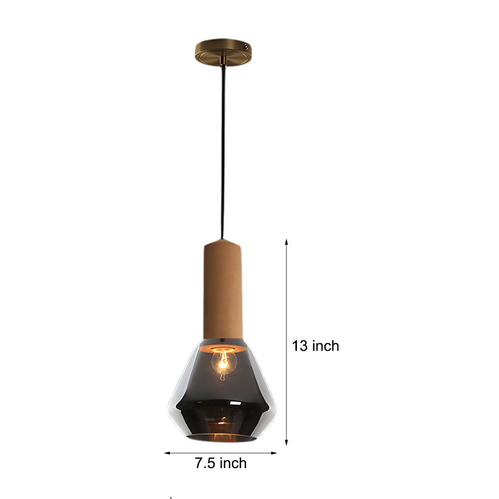 CHALFONT COPPER-CLAD DIAMOND PENDANT LIGHT