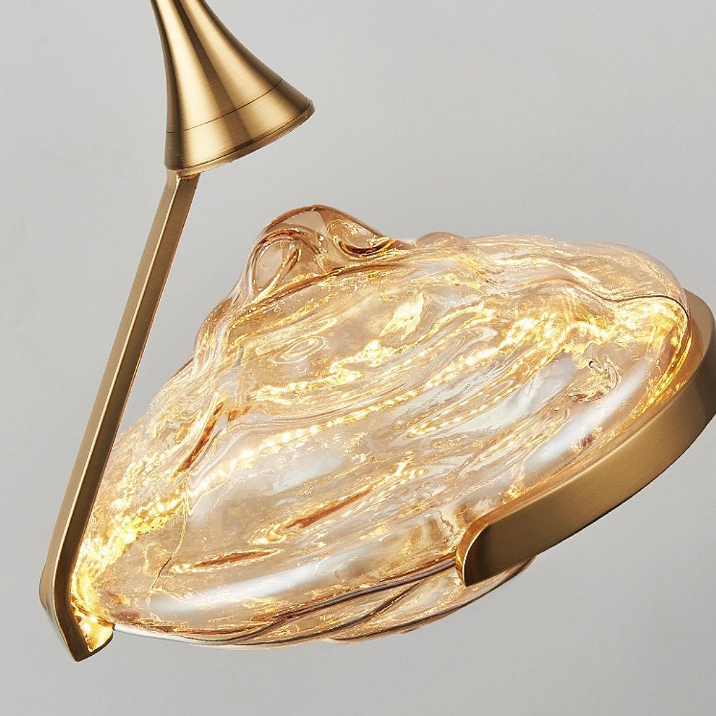 ASTROPHILIA LUMINOUS SPIRAL ORB SUSPENSION LIGHT