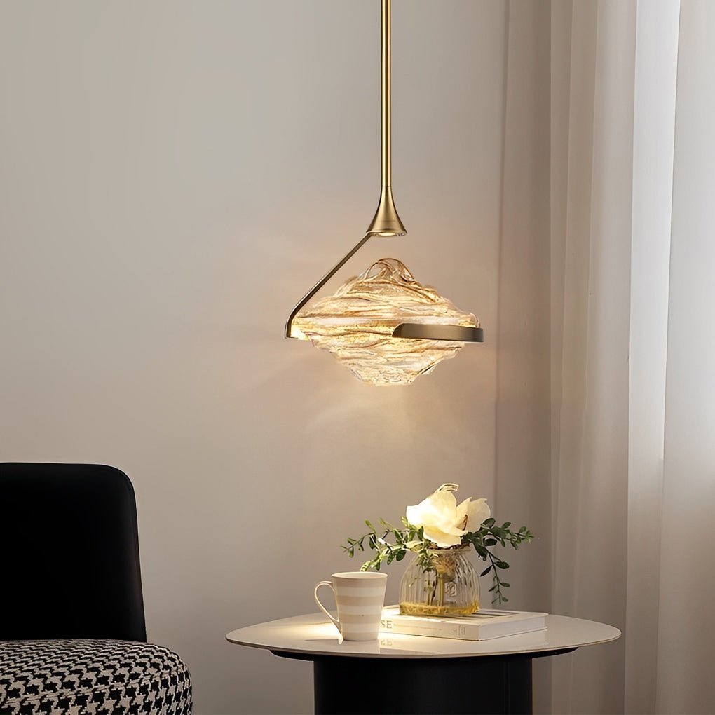 ASTROPHILIA LUMINOUS SPIRAL ORB SUSPENSION LIGHT
