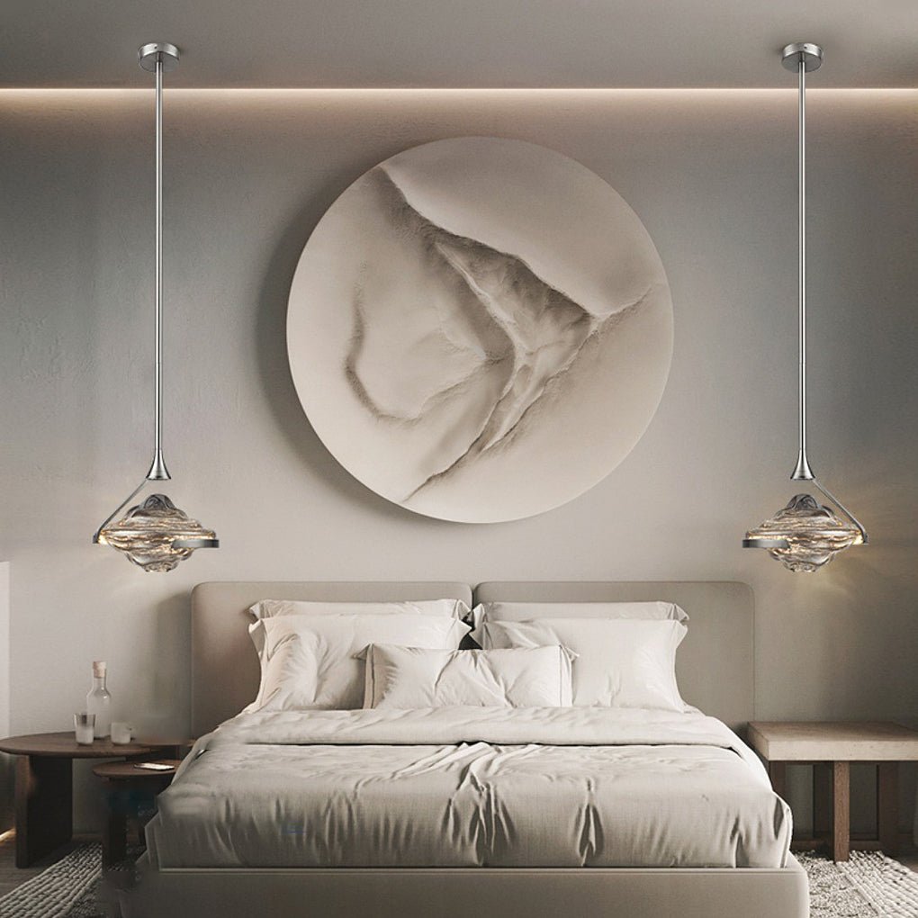 ASTROPHILIA LUMINOUS SPIRAL ORB SUSPENSION LIGHT