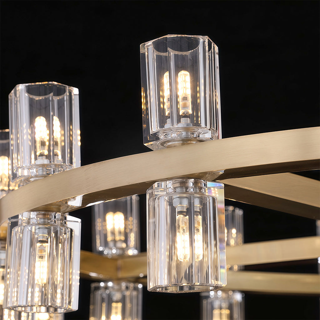 WINTERBOURNE CRYSTAL LUSTRE CEILING LIGHT