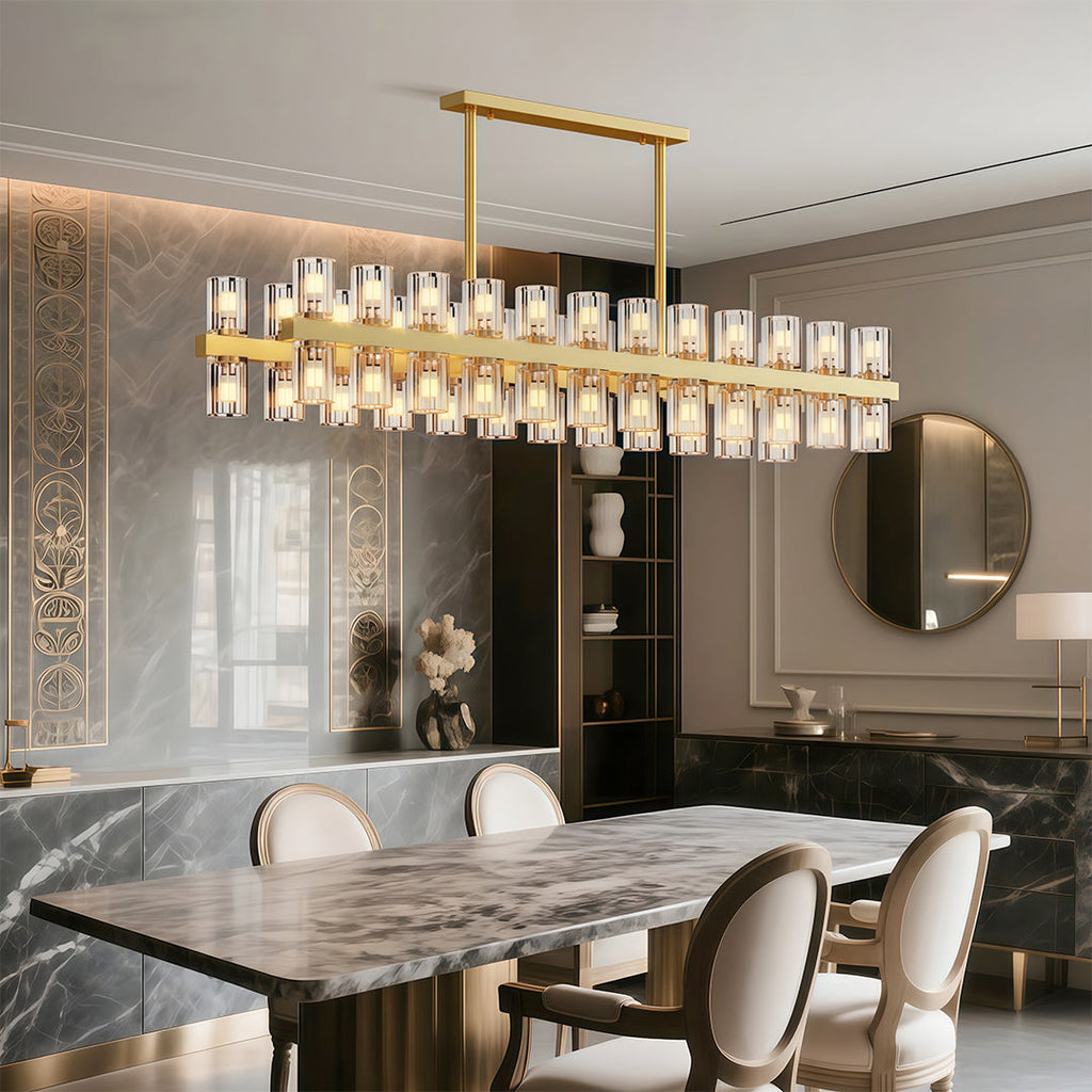 WINTERBOURNE CRYSTAL LUSTRE CEILING LIGHT
