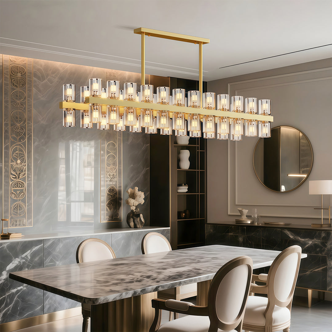 WINTERBOURNE CRYSTAL LUSTRE CEILING LIGHT