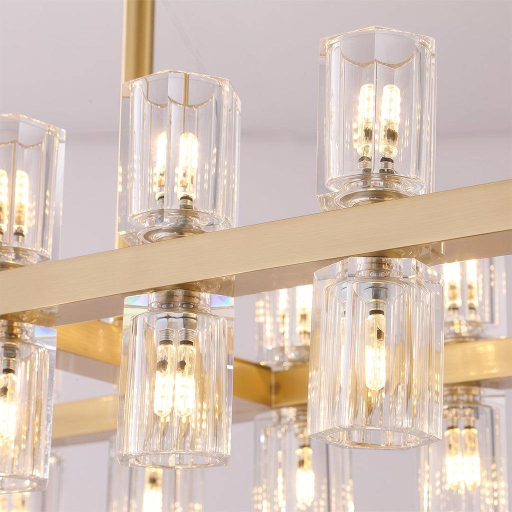 WINTERBOURNE CRYSTAL LUSTRE CEILING LIGHT