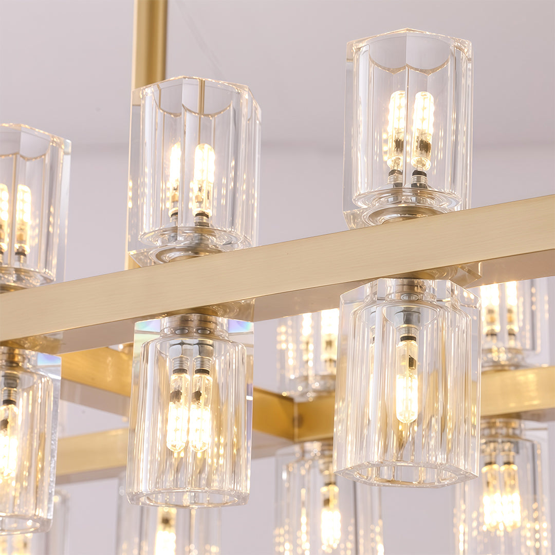 WINTERBOURNE CRYSTAL LUSTRE CEILING LIGHT