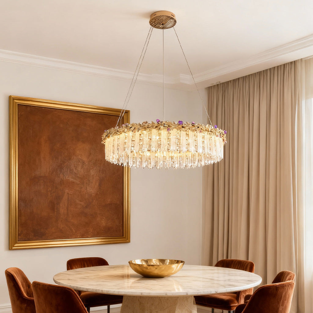 CARLETON CRYSTAL SPHERE CEILING LUMINAIRE