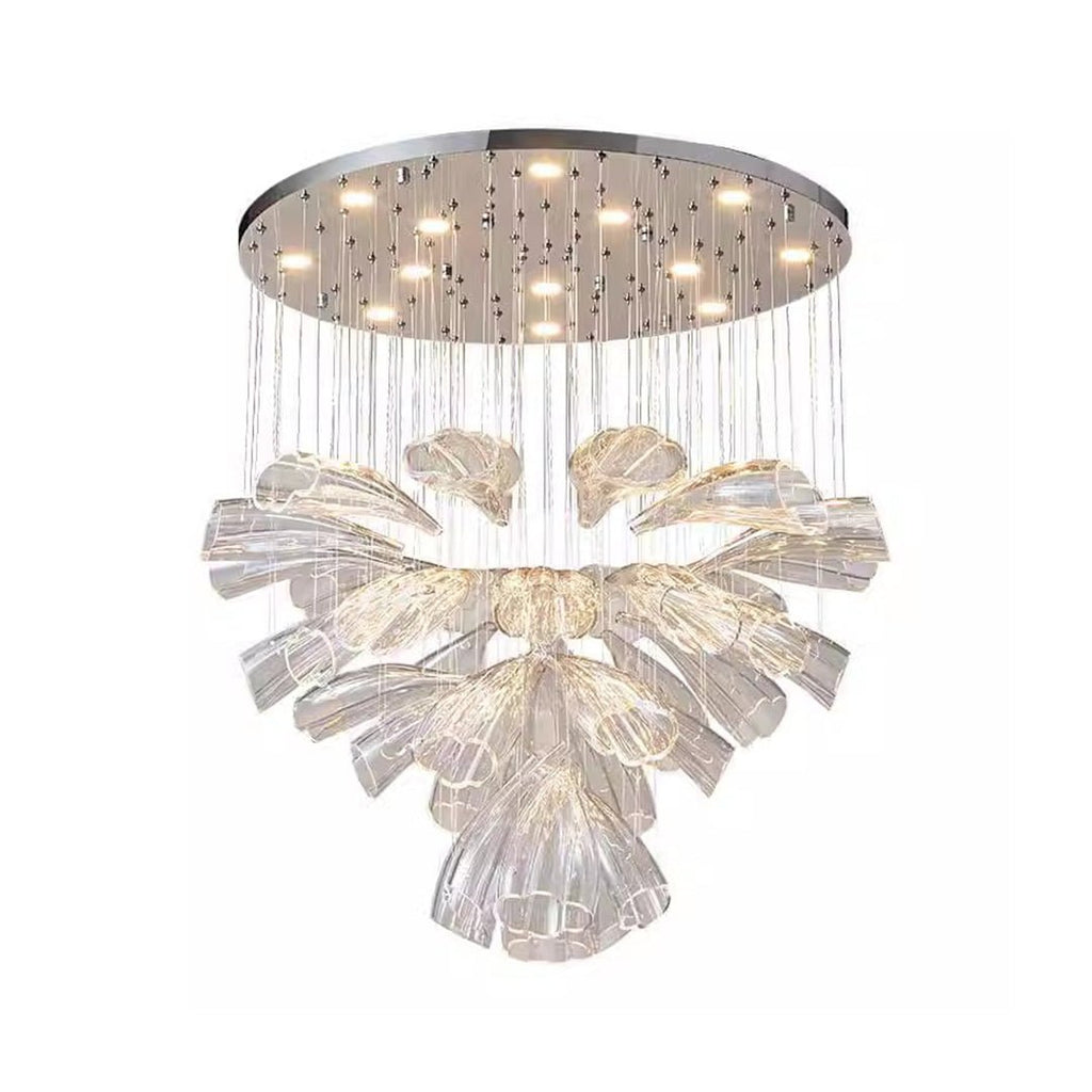 CHARLESTON BLOOM ARTISAN GLASS DIMMING CHANDELIER