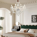 WINTHROP CRYSTAL TEARDROP CHANDELIER