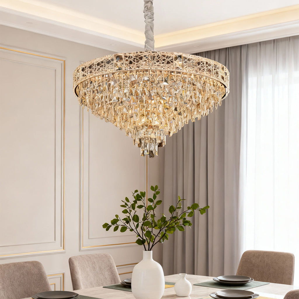 WINTHORPE CRYSTAL LUSTRE CEILING ILLUMINATION