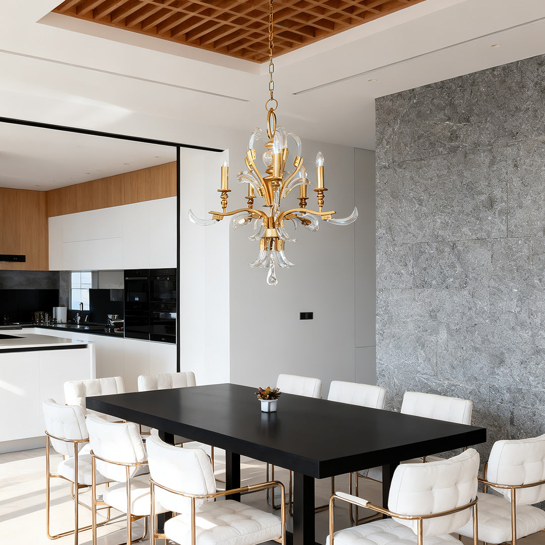 WINTHORPE CRYSTAL GLEAM CEILING CHANDELIER