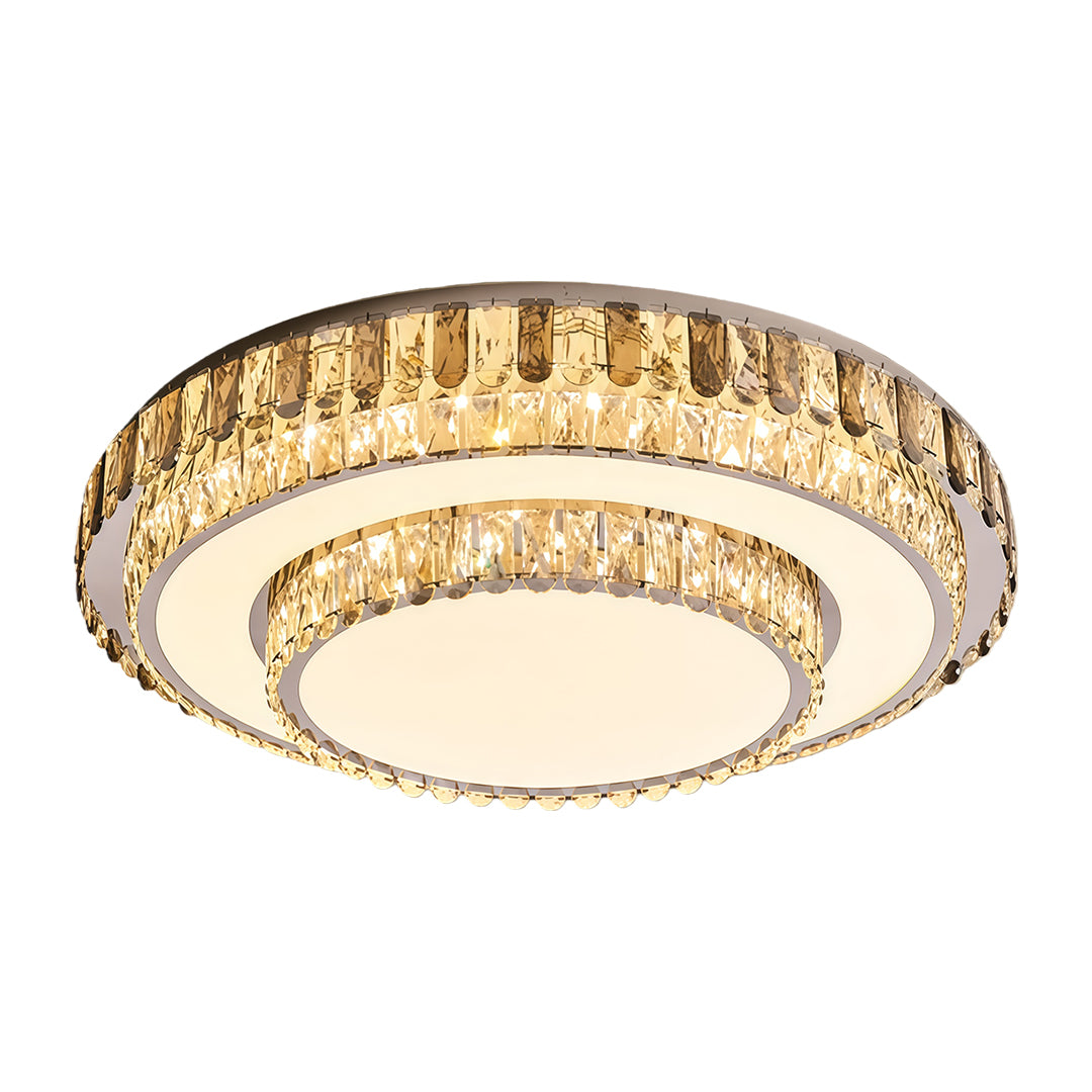 WINTHROP CRYSTAL EMBELLISHED FLUSH CEILING LIGHT
